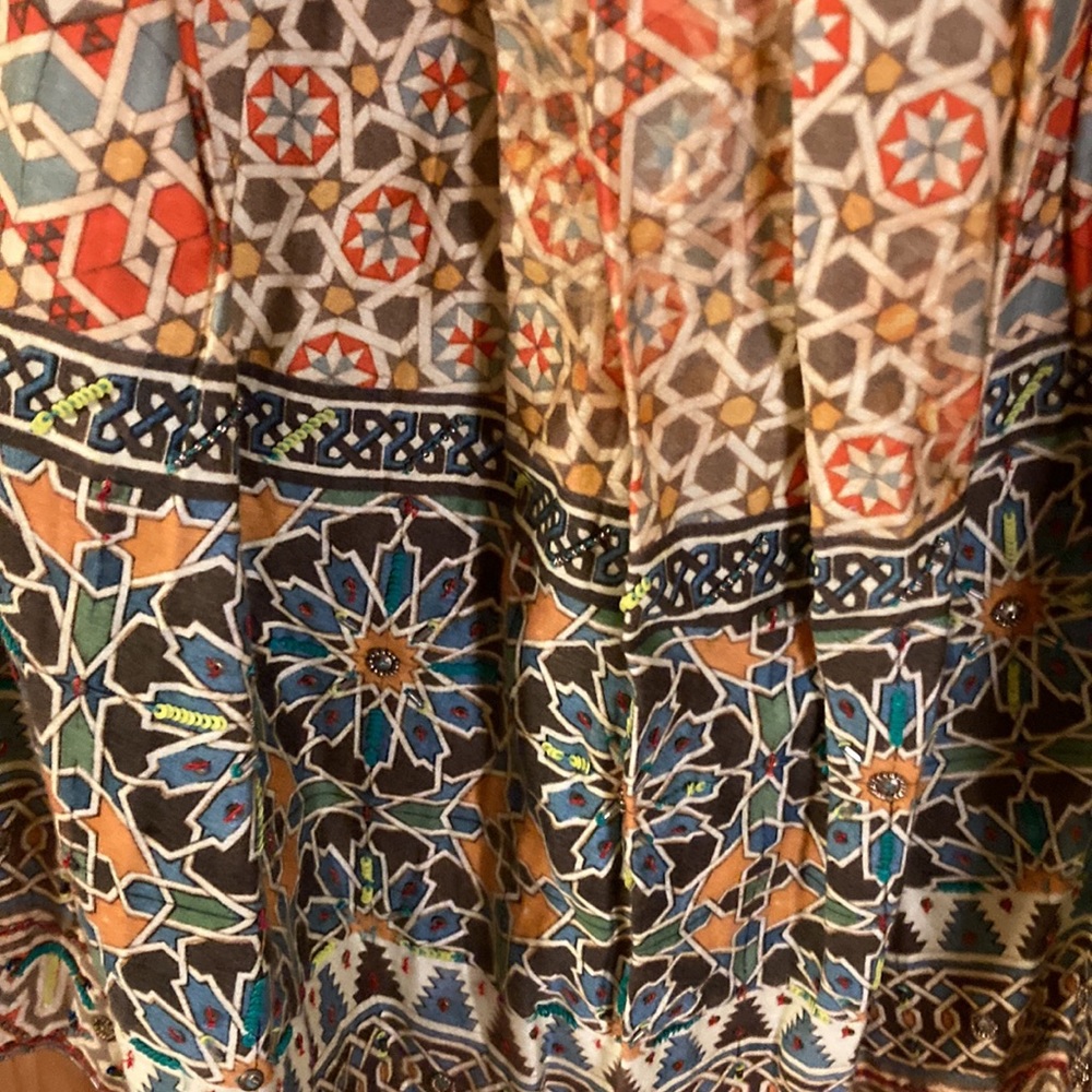 Anthropologie Tanvi Kedia Rotational Symmetry Skirt - Picture 2 of 9